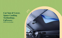 Retractable sunshade blocks heat