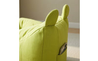 Soft Floor Sofa with Ears Padded Children Sofa Upholstered Kids Armchair Low-Rise for Playroom