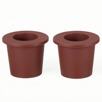 2 Pieces Silicone Cone Insert with Flange Tapered Patio Umbrella Cone Wedge Plug Easy to Install Table Umbrella Hole Insert Flexible for Outdoor Dining