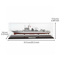 Collectible Type 052D Destroyer Model Highly Detailed 1:350 Scale Destroyer Model High Simulation 1:350 Scale Navy Ship Decorative Piece for Desk Ornament, Office Decor