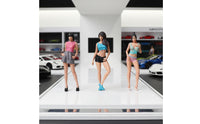 1:64 Female Figurine Collectible 1:64 Female Figure Detailed for Desk, Shelf