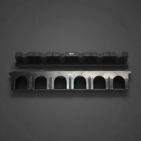 Easy to Install Fishing Rod Display Rack Space Saving Wall Mounted Rod Rack for Garage, Workshop