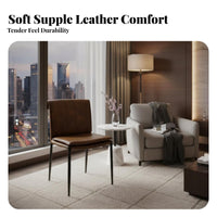 Cushioned Chair with Rear Supportrest Light Luxury Curved Rear Supportrest Dining Chair Italian Aesthetic Modern Design