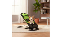 Pet Rocking Chair Lightweight Foldable Pet Rocker Safety Harness for Young Dogs