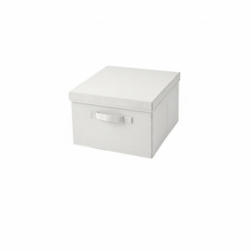 Collapsible Textile Box Portable Textile Storage Bin with Lid Multi-Purpose