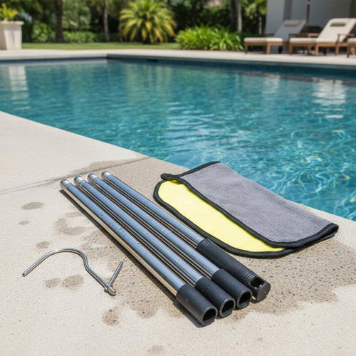 Retrieval Hook Versatile Pool Vacuum Lifter Heavy Duty Telescopic Retrieval Pole