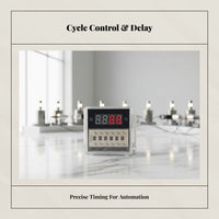 DH48S-S Digital Time Controller, Cycle Control Delay Timer, AC220V Display