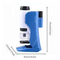 Children's Educational microscope Outdoor Exploration Portable Zooming Instrument Educational for Students