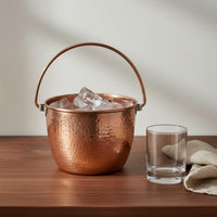 Hammered Copper Vessel Burnished Copper Vessel Mottled Finish