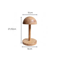 Dome Hat Holder Simple Design Wooden Hat Stand Sturdy