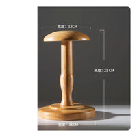 Wooden Hat Stand Freestanding Baseball Cap Organizer Shape Keeping