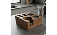 Espresso Tamping Station Multifunctional Portafilter Holder Base for Cafe