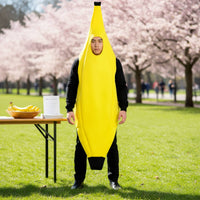 Banana Costume Bright Bright Yellow Fruit Tunic Costume   Outfit for Halloween