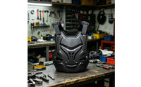 Shock-Absorbing Resistant Motorcycle Shockproof Motocross Adjustable Fit Dirt Bike Chest Protector Lightweight for Away from-Road Riders, Racers