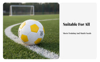 Official Size and Weight Training Football Wear-Resistant Match Play Football Long-Lasting for Children, Students, Matches, Grass Fields