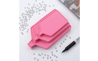 3 Pieces Nested Diamond Painting Drill Tray Stackable Bead Sorting Tray with Spout Ribbed for Crafters