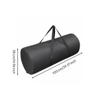 Bedding Storage Bag with Handles Quilt Storage Bag Zippered Closure Household Goods for Indoor