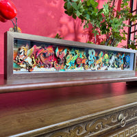 3D Relief Plaque Handmade Tabletop Sculpture Gift Idea for Housewarming, Friends