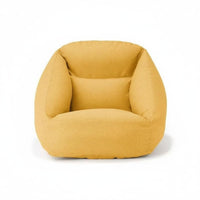 Inflatable Fabric Armchair Removable Cover Air Sofa Minimalist Design for Adults