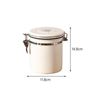Airtight Coffee Canister Freshness Seal Coffee Bean Jar Scoop Included
