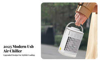 Mini Misting Fan Adjustable Speeds USB Desktop Cooling Fan Four Adjustable Settings Personal Humidifying Chiller for Office, Bedroom