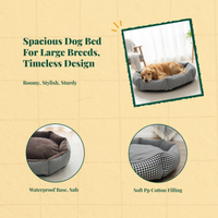 Dog Bed
Removable washable cover
Large non-slip mat
Kennel pad