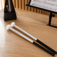 Non-Slip Marching Drum Mallets Comfortable Grip Drum Mallets with Aluminum Handles Long-Lasting Percussion Sticks High-Strength for Drummers, Students, Drumline, Practice