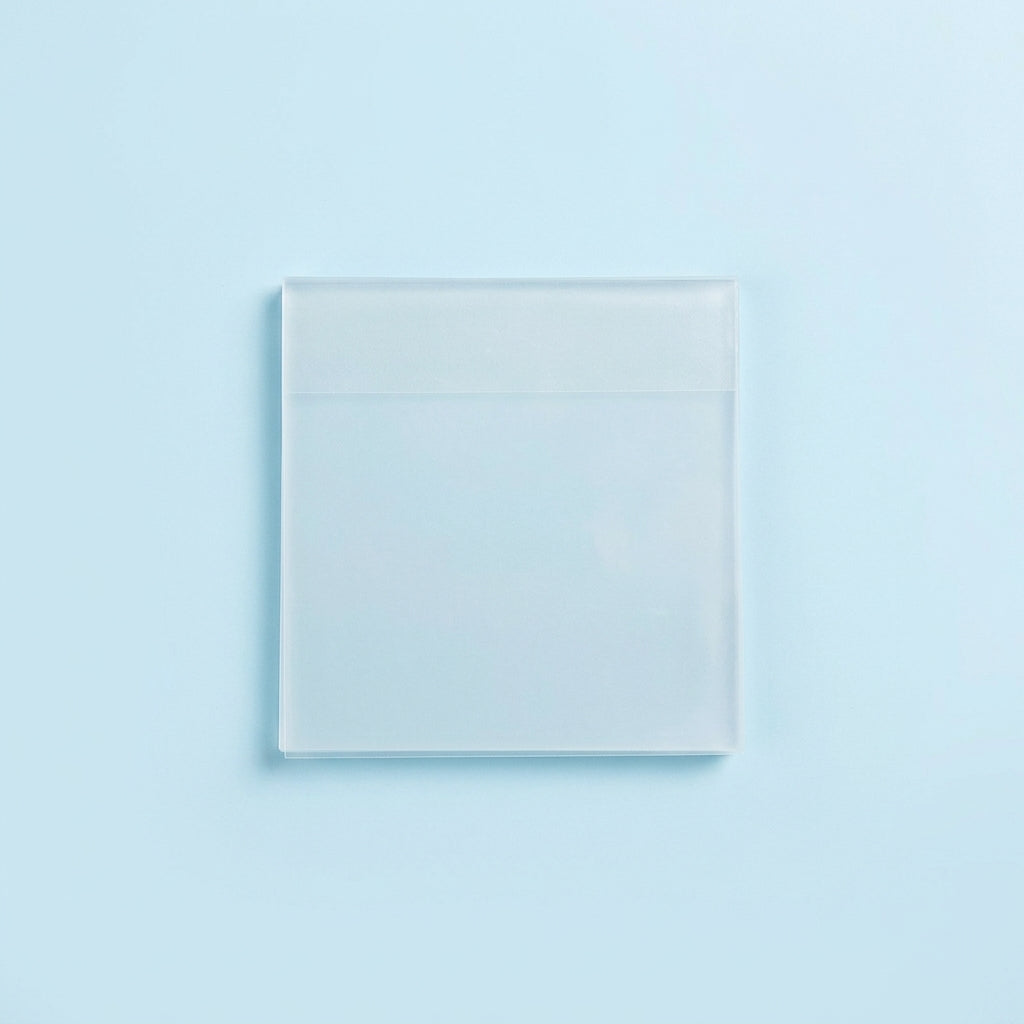 Transparent Sticky Notes for Students, Removable Reusable Translucent Note Pads, Clear Self Sheets, Waterproof PET Material for Studying Writing Books
