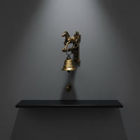 Running Horse Entry Chime Easy Installation Farmhouse Horse Bell Tarnish