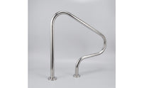 Corrosion-Resistant Stainless Steel Pool Handrail Heavy Duty Pool Handrail with Mounting Bases Secure Grab Stable for Swimmers