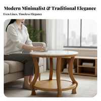 New Chinese Aesthetic Marble-Top Side Table Modern Design Mixed-Material Side Table Minimalist design theme Household Furniture Sturdy Construction for Apartment Dwellers, Interior Designers, Living Room, Bedroom, Entryway, Reception Area