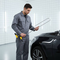 2 Pieces Paintless Repair Hook Tool Professional Grade Hail Damage Repair Tool Kit Panel Reshaping without Paint Rod for Professionals