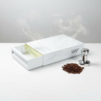 Drawer Coffee Knock Box Removable Rubber Bar Espresso Knock Box Noise Reduction