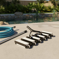 26 Inch Pool Vacuum Head Easy to Use Pool Vacuum Brush Head Smooth Wheels for fishes Pond