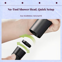 High-pressure handheld shower head