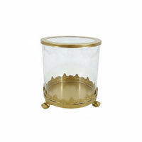 2 Pieces Glass Candle Vessel Decorative Home Decor Elegant for Vanity