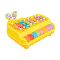 Early Education Percussion Toy 8-Note Hand Knock Piano 2-in-1 Baby Educational Children Piano Music Toy