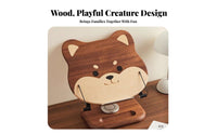 Cartoon Dog Bookrest Sturdy Adjustable Bookstand Multi-Purpose for Desk, Readers