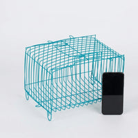 Hamster Cage and Small Animal Carrier, Iron Wire Rectangular Pet Travel Cage