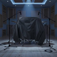 Drum Set Dust Cover Dustproof Drum Set Cover Water Resistant for Drummers, Artists, Stage, Rehearsal Studio