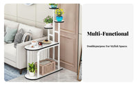 Multi-Level Plant Rack Minimalist Multi-Tier Round shelf Rack Space-Saving adaptable for Apartment Dwellers