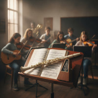 Clarinet with Hard Case Resin   Clarinet 17-Key Woodwind for Lessons, Practice Rooms