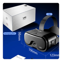 Phone VR Headset 3D VR Headset with Adjustable Lenses Simulated Reality Glasses Comfortable High-Definition for Gamers