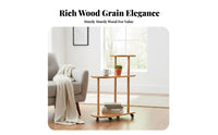 3-Tier Rolling Plant Stand Ladderdesign Display Shelf Floor-Standing for Balcony