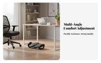 Adjustable Under-Desk Footrest Non-Slip Ergonomic Aid Massaging Surface for Home