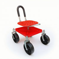 Rolling Garden Stool Wheeled Garden Stool with Wheels Heavy Duty Rolling Work Seat for Gardeners, Seniors