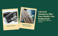 Pane Handle, Aluminum Alloy Transmission Handle, Replacement Winder Crank for Casement, Sliding, and Outward Opening panes