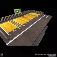 1/64 Scale Parking Garage Model Scene for Toy Car Storage and Display