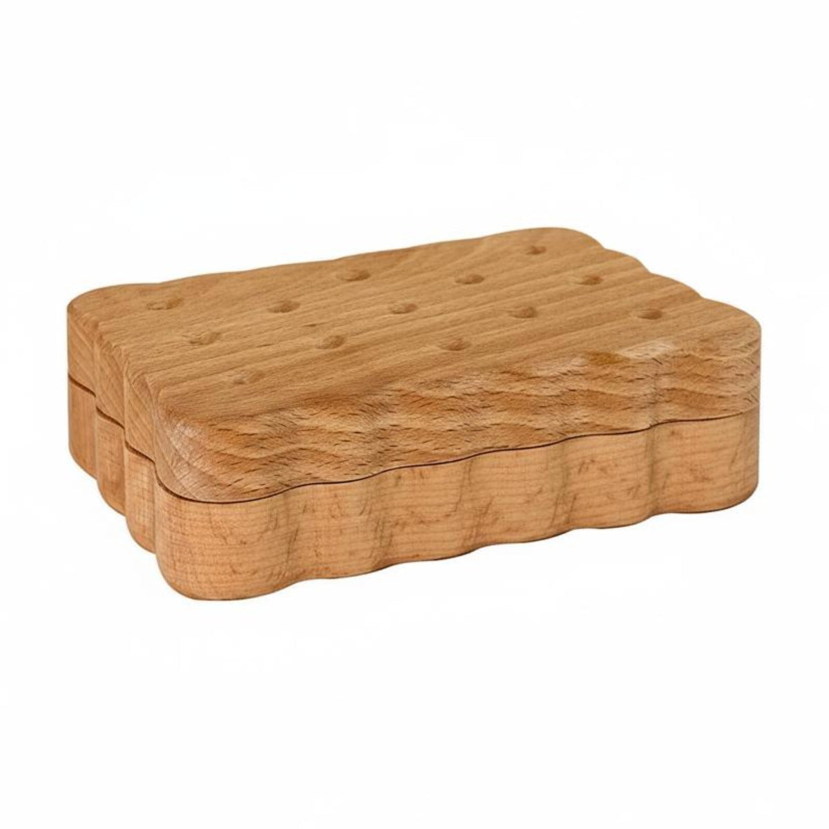 Wooden Infant Tooth Keeper Growth Record First Tooth and Curl Box Closure Milk Dentals Storage Case for Kids