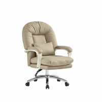 Reclining Chair with Footrest Thick Cushioning Highspine Reclining Seat with Footrest Ergonomic Design Padded Armrests